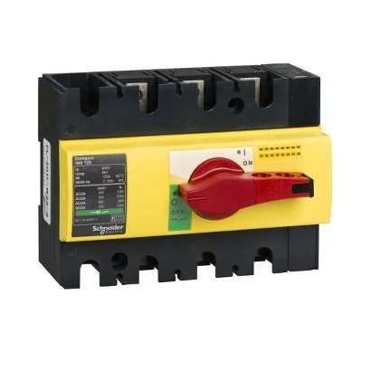 Schneider Electric 28926 ComPacT, yellow-red, safety load disconnector, INS125