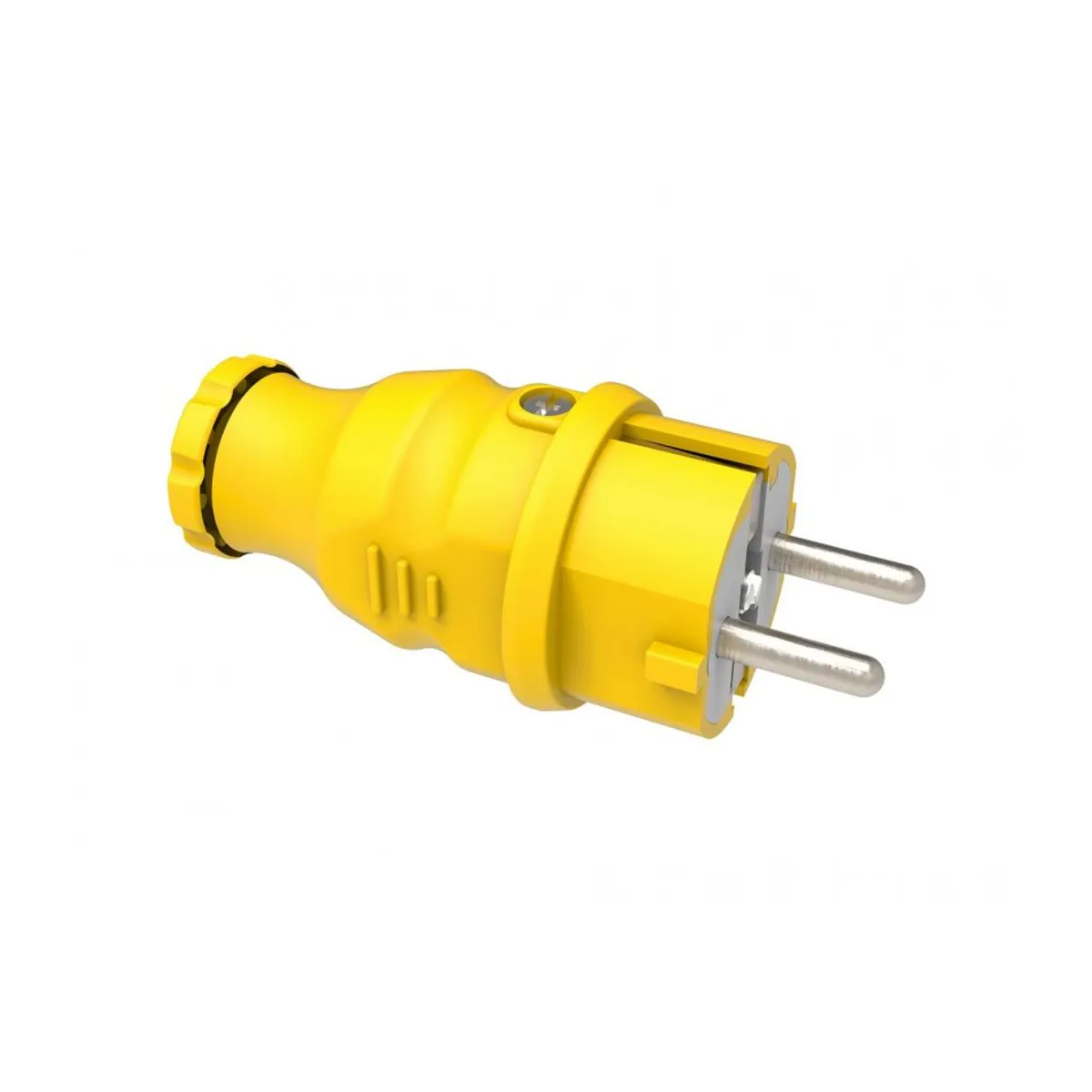 Bemis BV3-1402-2011 Kauçuk Düz Fiş (Sarı) 16 A 2P+E IP44