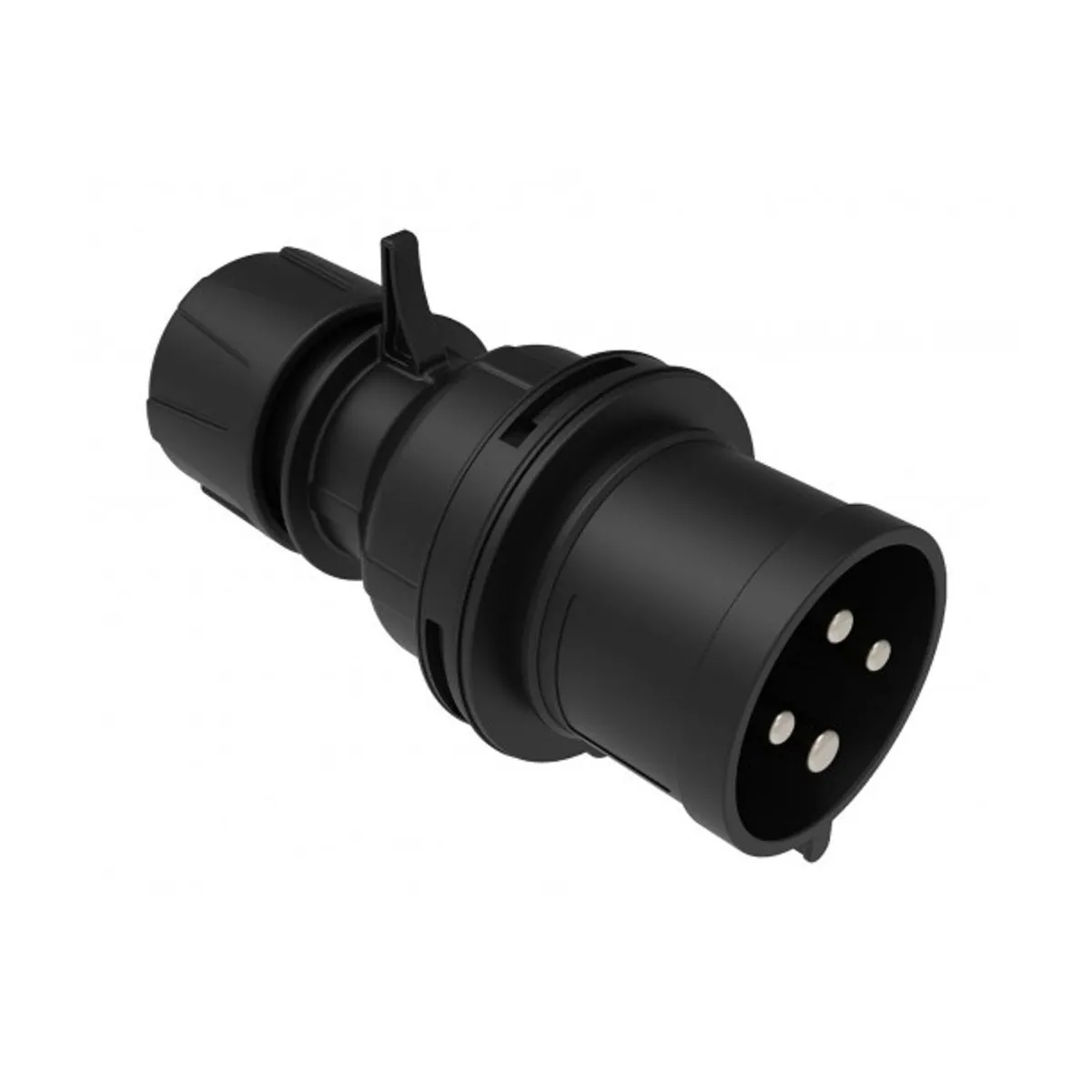 Bemis BCS-3504-2011 CEE Straight Plug 32 A 3P+E IP44 Black