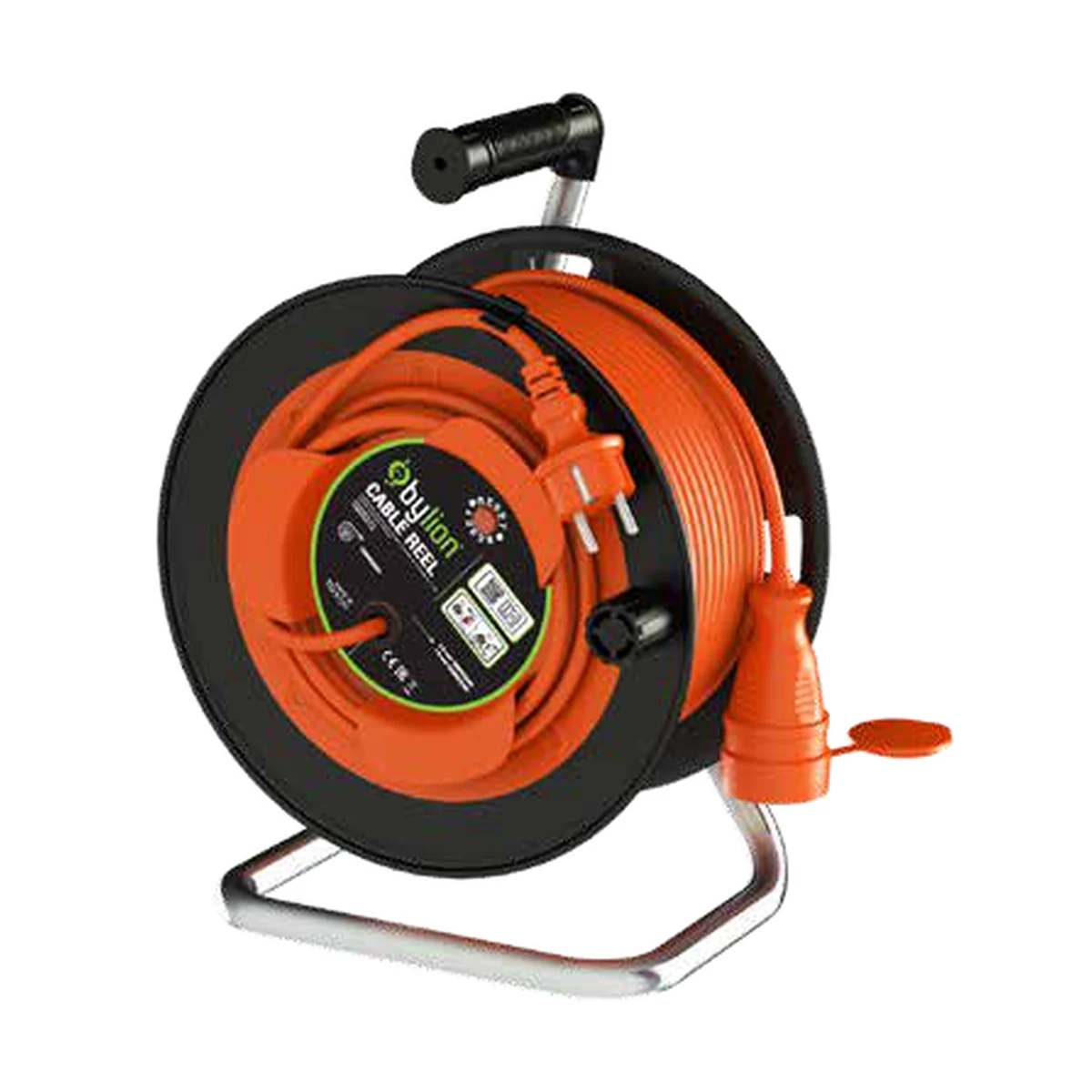 Bylion 104-300-1330 PMG-32325-F Kablo Makarası 30+2 m 3G2,5 F tipi (Schuko) IP44 Siyah — temsili aile görseli