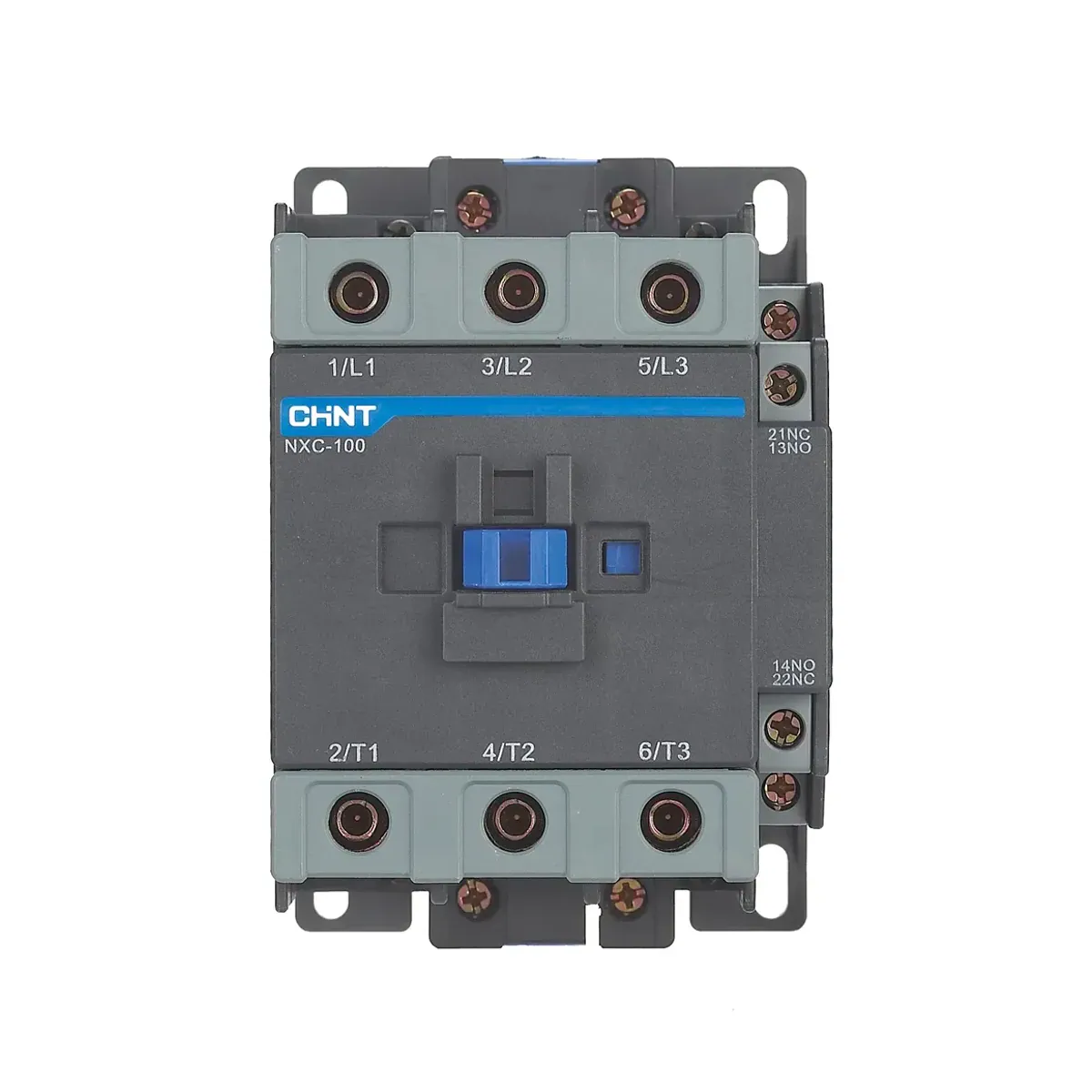 Chint NXC-100 220V AC Coil 3-Pole 100A 1NO+1NC Contactor with Auxiliary Contact 45kW