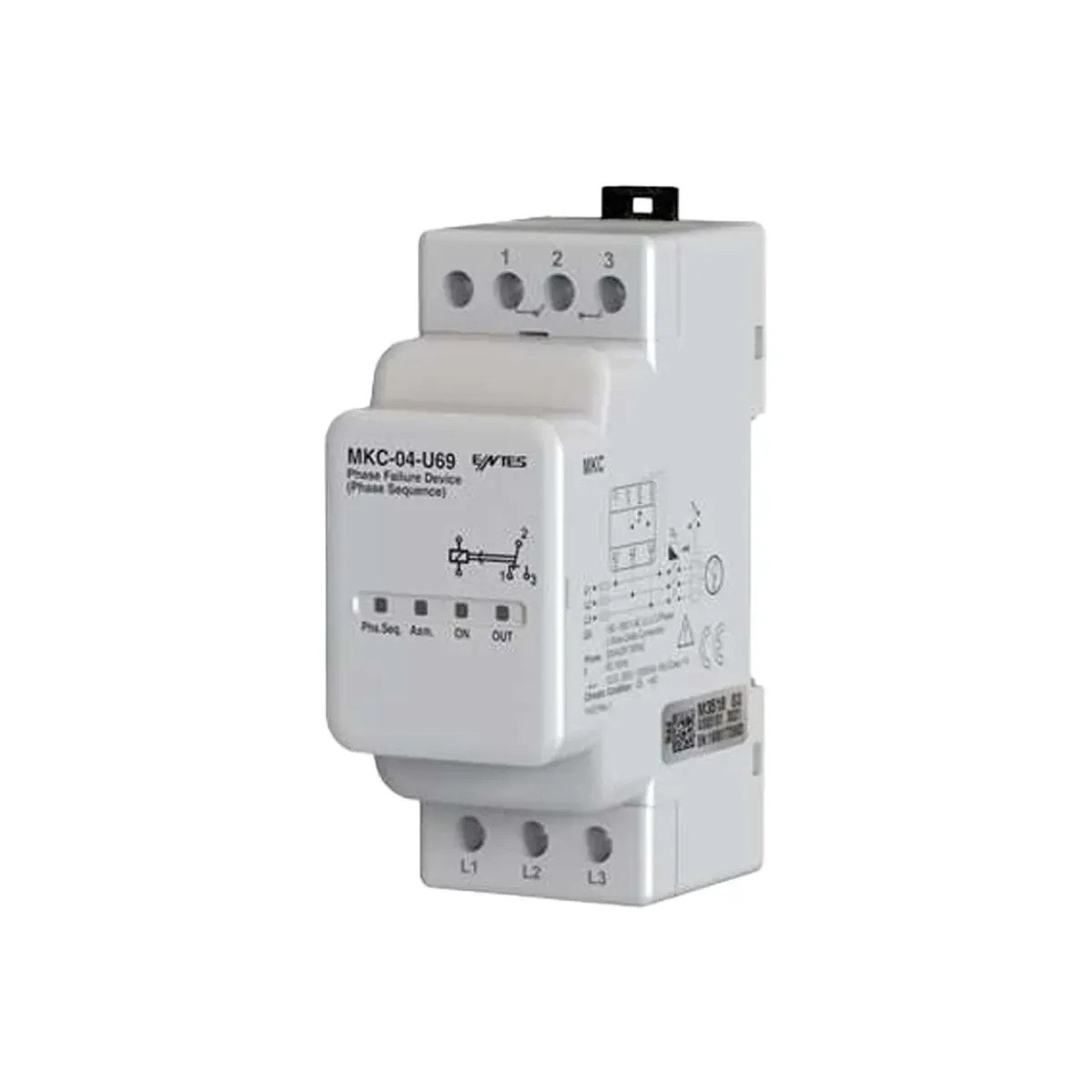 Entes MKC-04-U69 Motor Phase Protection Relay, 160-690VAC