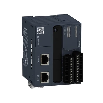 Schneider Electric TM221M16R M221 Book PLC, 8 DI, 8 DO Relay — üretici katalog görseli