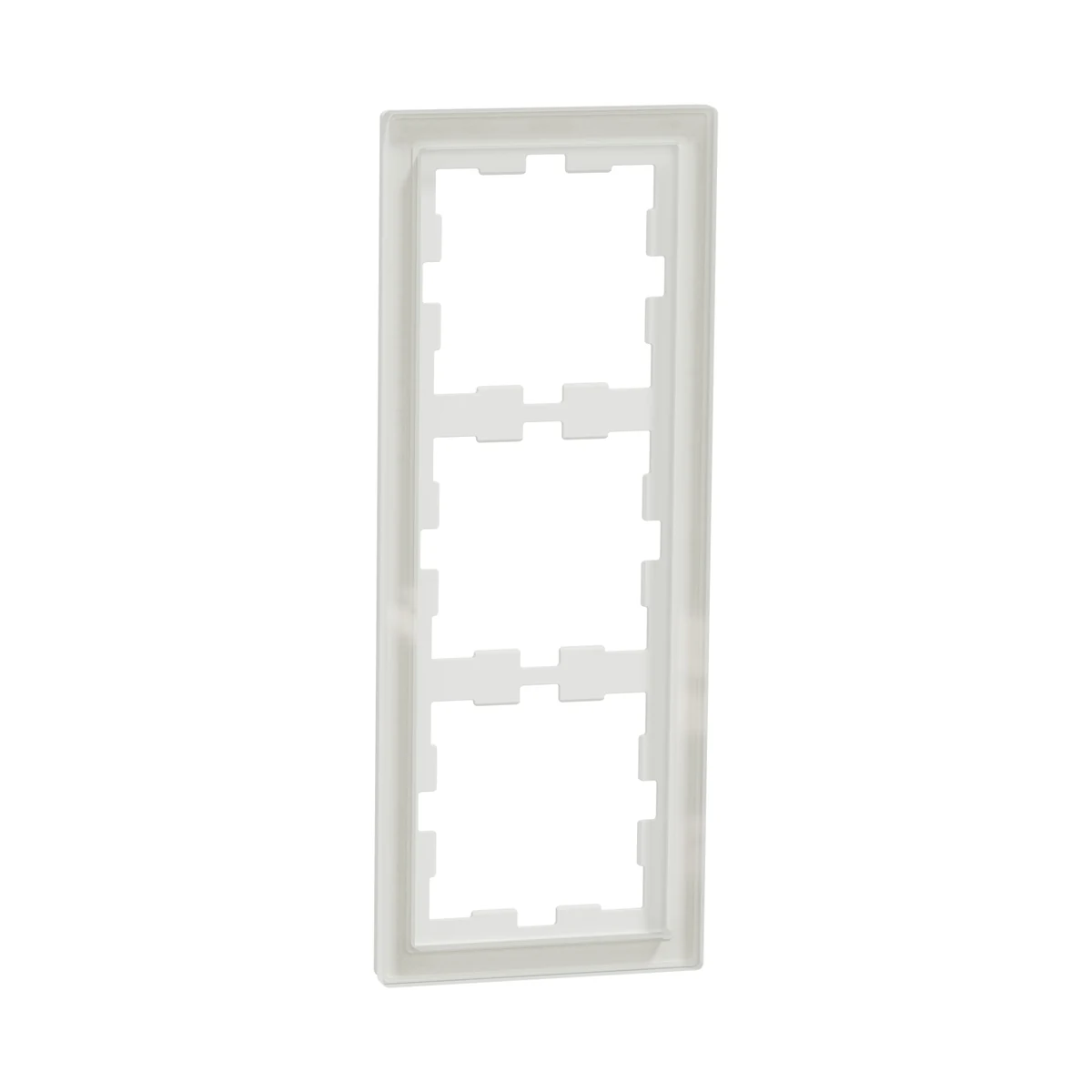 Schneider Electric MEG4030-6520 Merten System-D, Üçlü Cam Çerçeve, Kristal Beyaz, D-Life — üretici ürün görseli