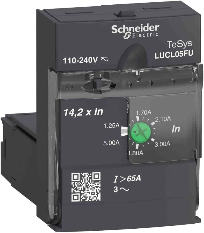 Schneider Electric LUCL05FU TeSys U Magnetic Control Unit 3P 1..25-5A 110-240VAC/DC