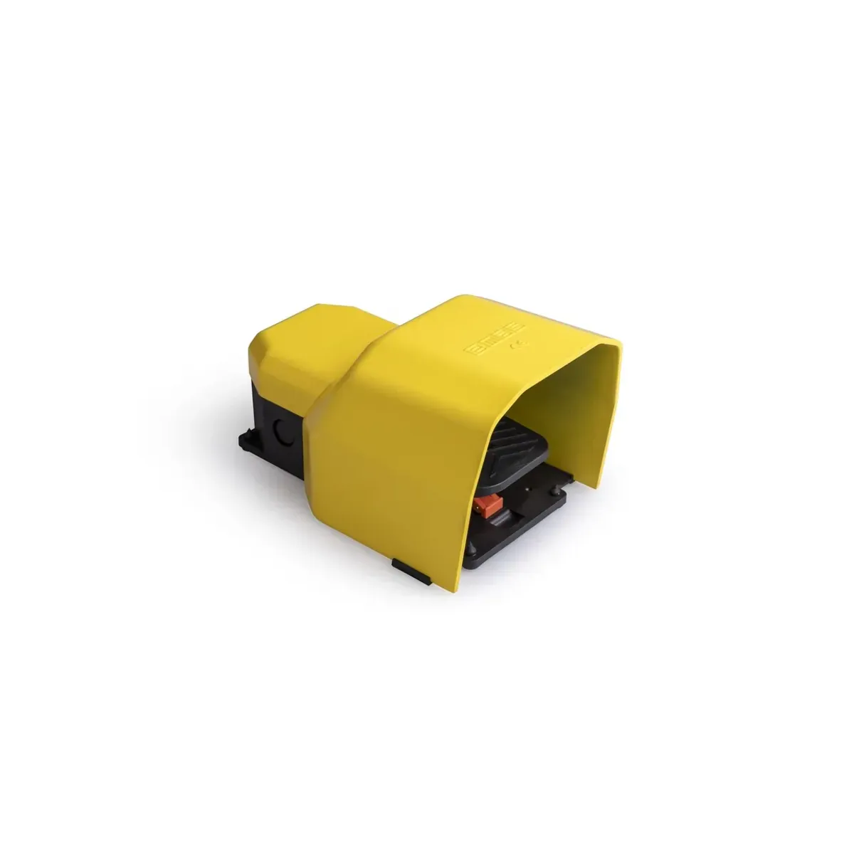 Emas PDK Series Metal-Guarded Latching Type 1NO+1NC Single Yellow Plastic Pedal PDKS11BX11