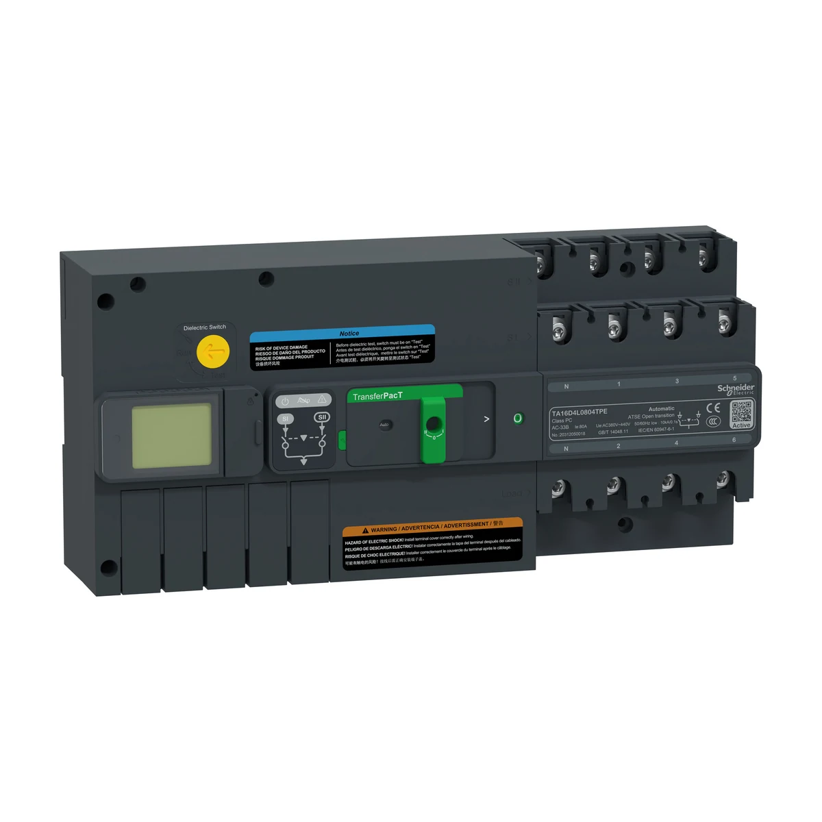 Schneider Electric TA16D4L0804TPE TA16,80A 4P LCD — temsili üretici aile görseli