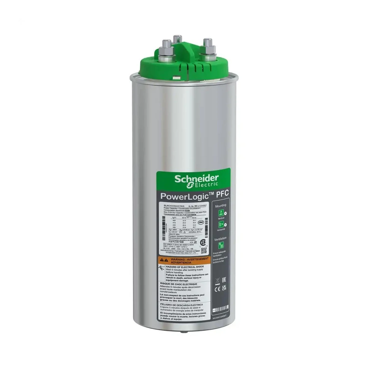 Schneider Electric BLRCH339A407B48 PowerLogic 480V 33.9KVar