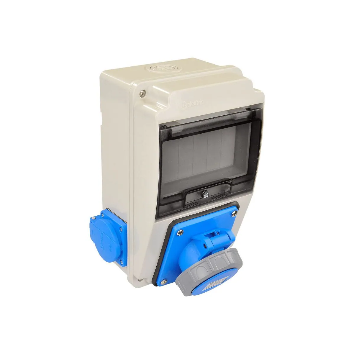 TP Elektrik 3960-002-2100 170x240 Priz Montajlı Kombinasyon Kutusu, 3x16A ve 1x16A Prizli