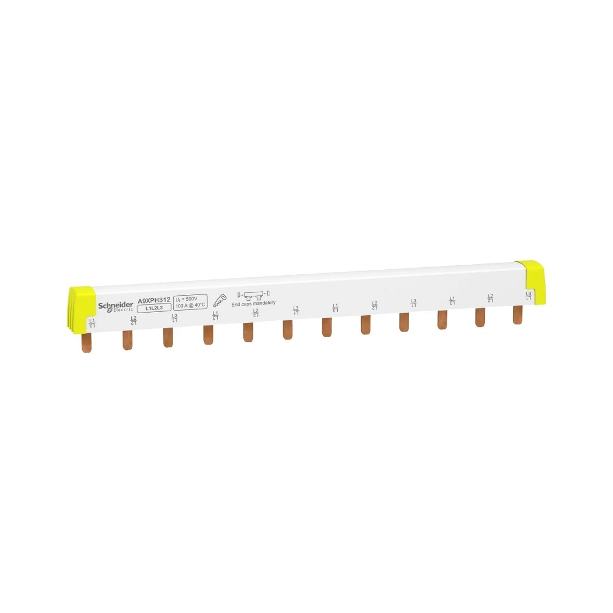 Schneider Electric A9XPH312 Acti 9 Comb Busbar 3 Pole 12 Module