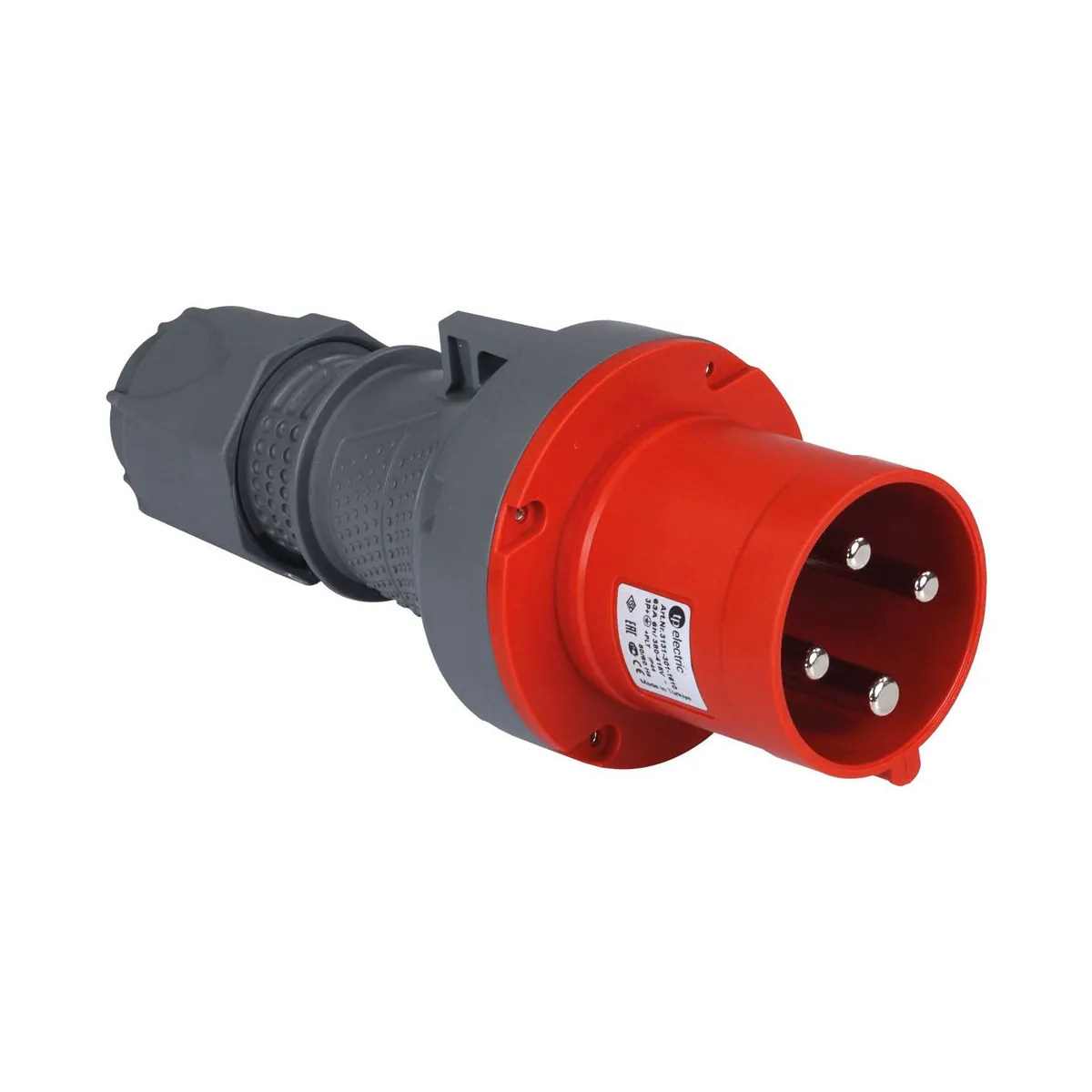 TP Elektrik 3131-301-1610 4x63A Alpha - Straight Plug, IP 44, 6h