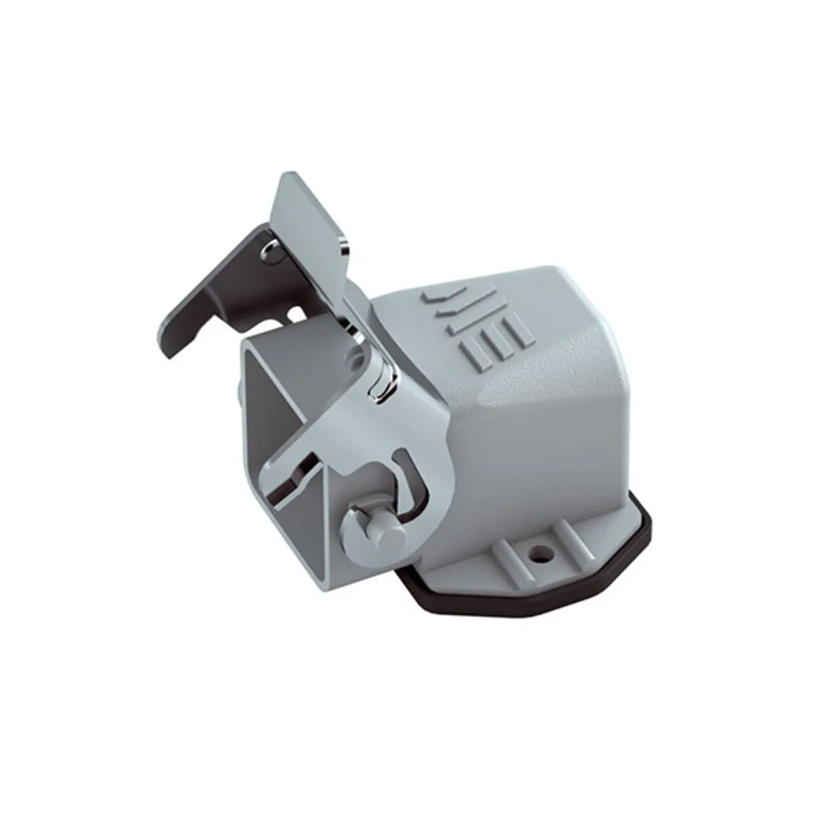 Mete Enerji 29014S 5x10A Multi Angled Machine Socket Housing Mounted Metal Latch