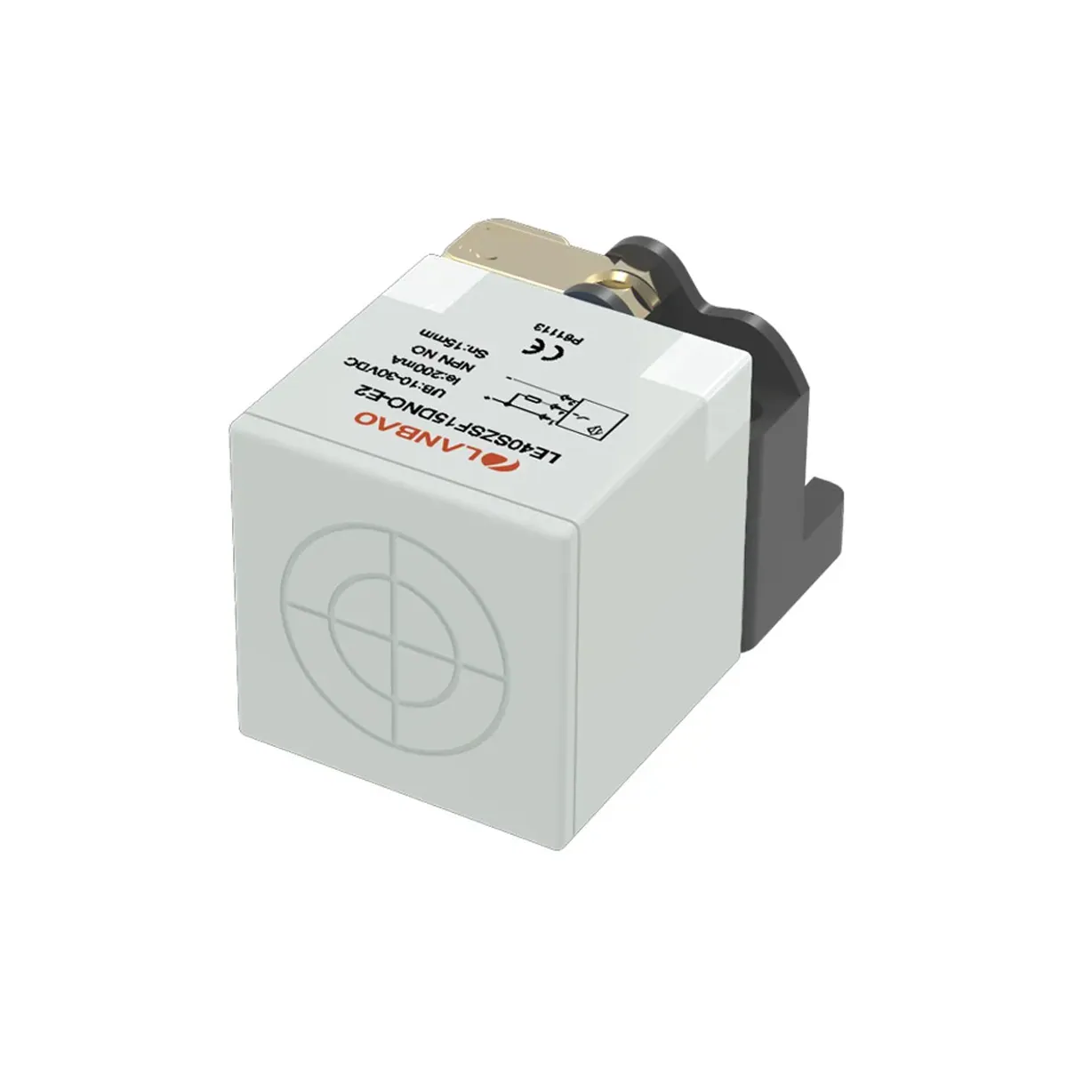 Lanbao LE40TSZSN15LIUM-E2 3-15mm Algılama, Çap 40x40x66, Çıkış 0-10V+0-20mA, 50 Hz Analog Endüktif Sensör