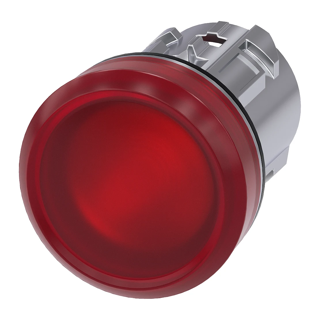 Siemens 3SU1051-6AA20-0AA0 Pilot Light Red