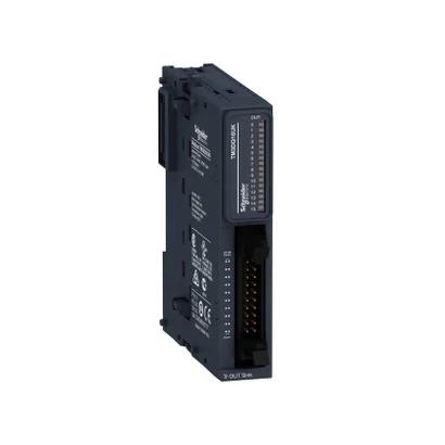 Schneider Electric TM3DQ16UK TM3 I/O Module, 16DO, Transistor, Sink, HE10 connector