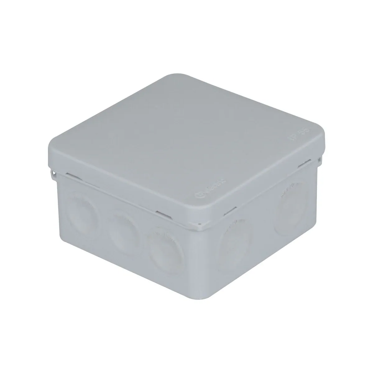TP Elektrik 3310-275-0600 75x75x45 Elastomer Junction Box (8 Outlets) - Snap-On Cover, IP 55