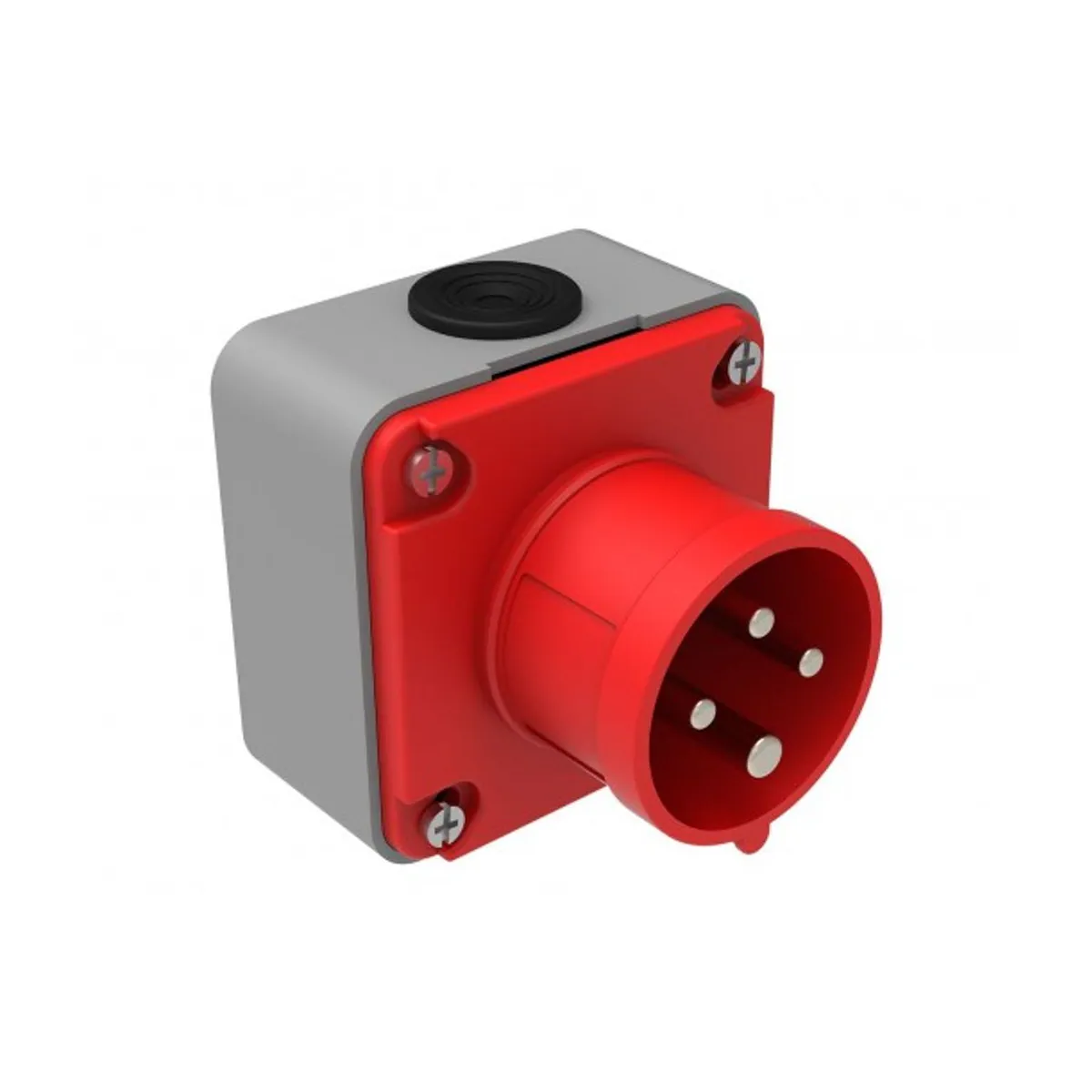 Bemis BC1-1504-2210 CEE Wall-Mounted Plug 16 A 3P+E IP44
