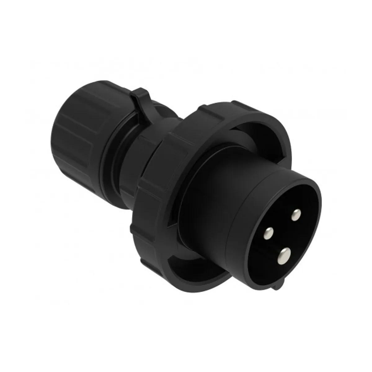 Bemis BCS-1403-7011 CEE Straight Plug 16 A 2P+E IP67 Black
