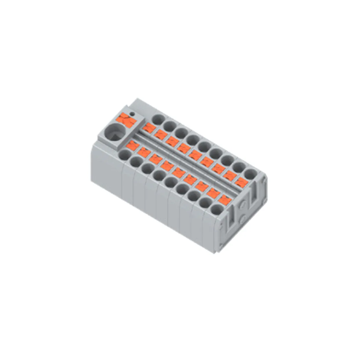 Gwest GW6 S2.5-18 6mm2 Distribution Block with Supply Input (2.5mm2)