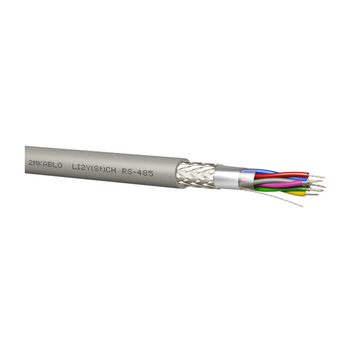 2M Kablo BUS Kabloları LI2Y(St)CH 2x2x0.22 mm2 RS-485 Gri üretici ürün ailesi görseli