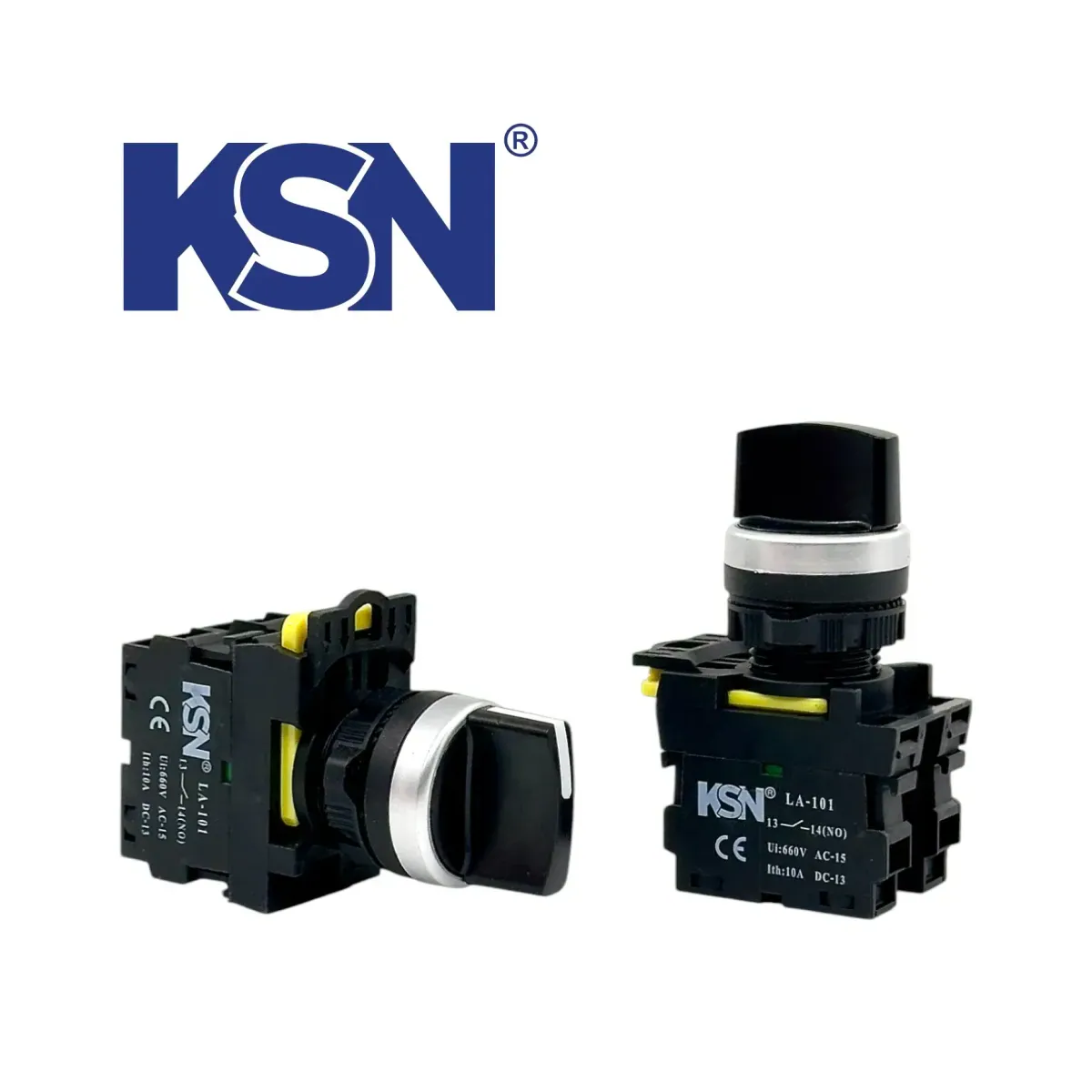 Maintained I-0-2 Latching Push Button 2No 22mm KN-55-20XS