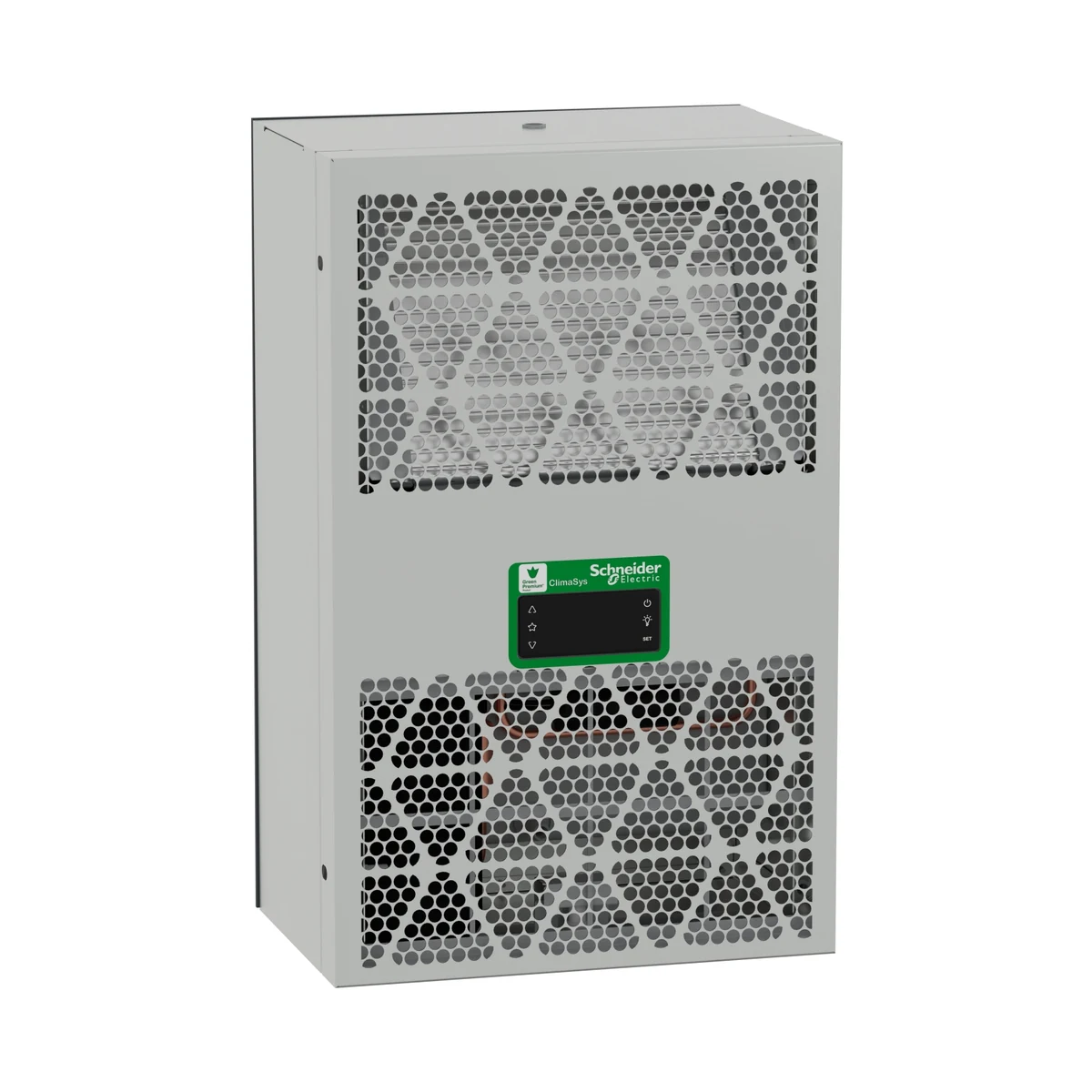 Schneider Electric NSYCU600DG Side-Mounted Cooling Unit, Climasys CU, 600W, 230V, 50/60Hz, IP55