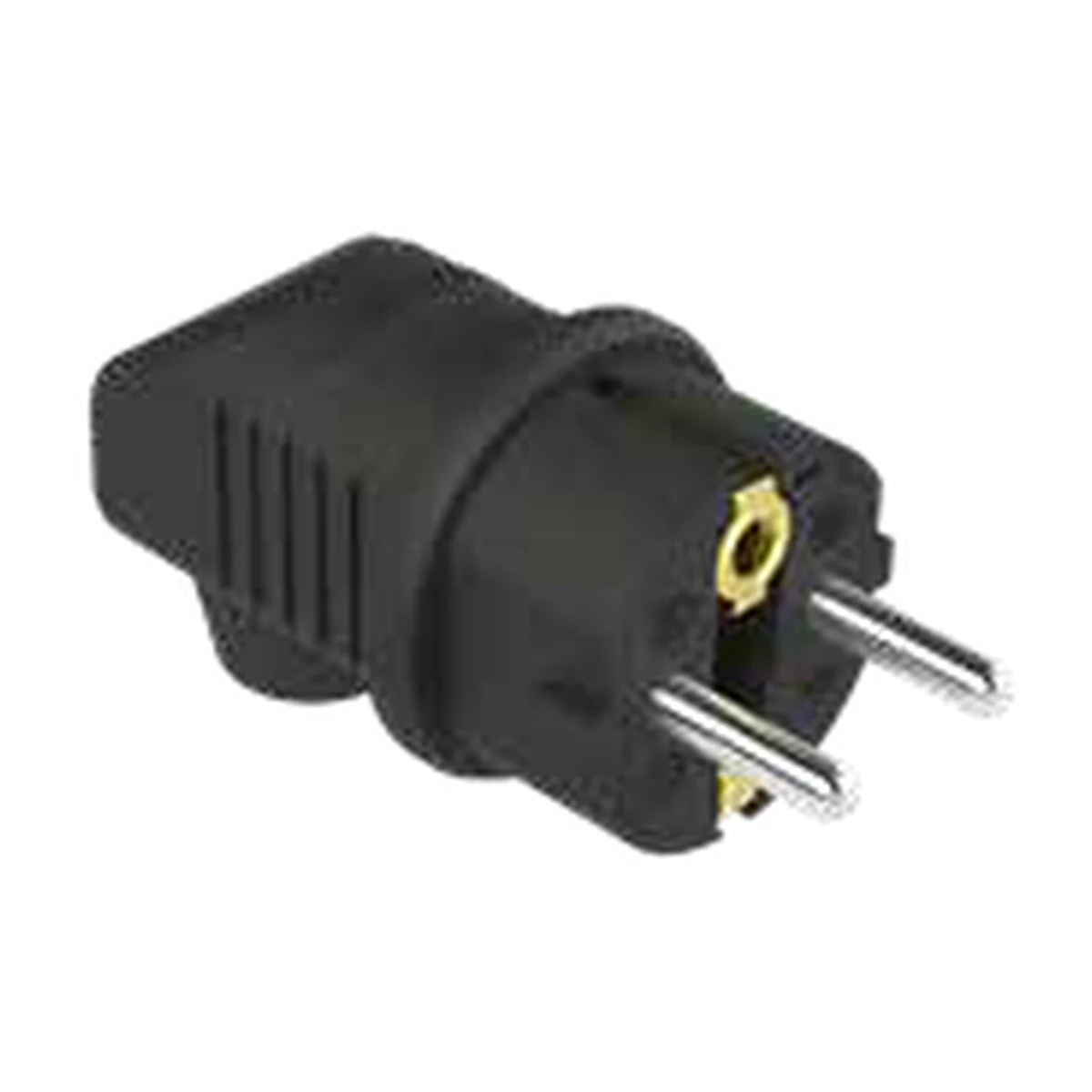 Bylion 950-002-0004 KEFL-EF Single-Phase Angled Plug 16 A E/F Type (UNI-Schuko) IP44 Black