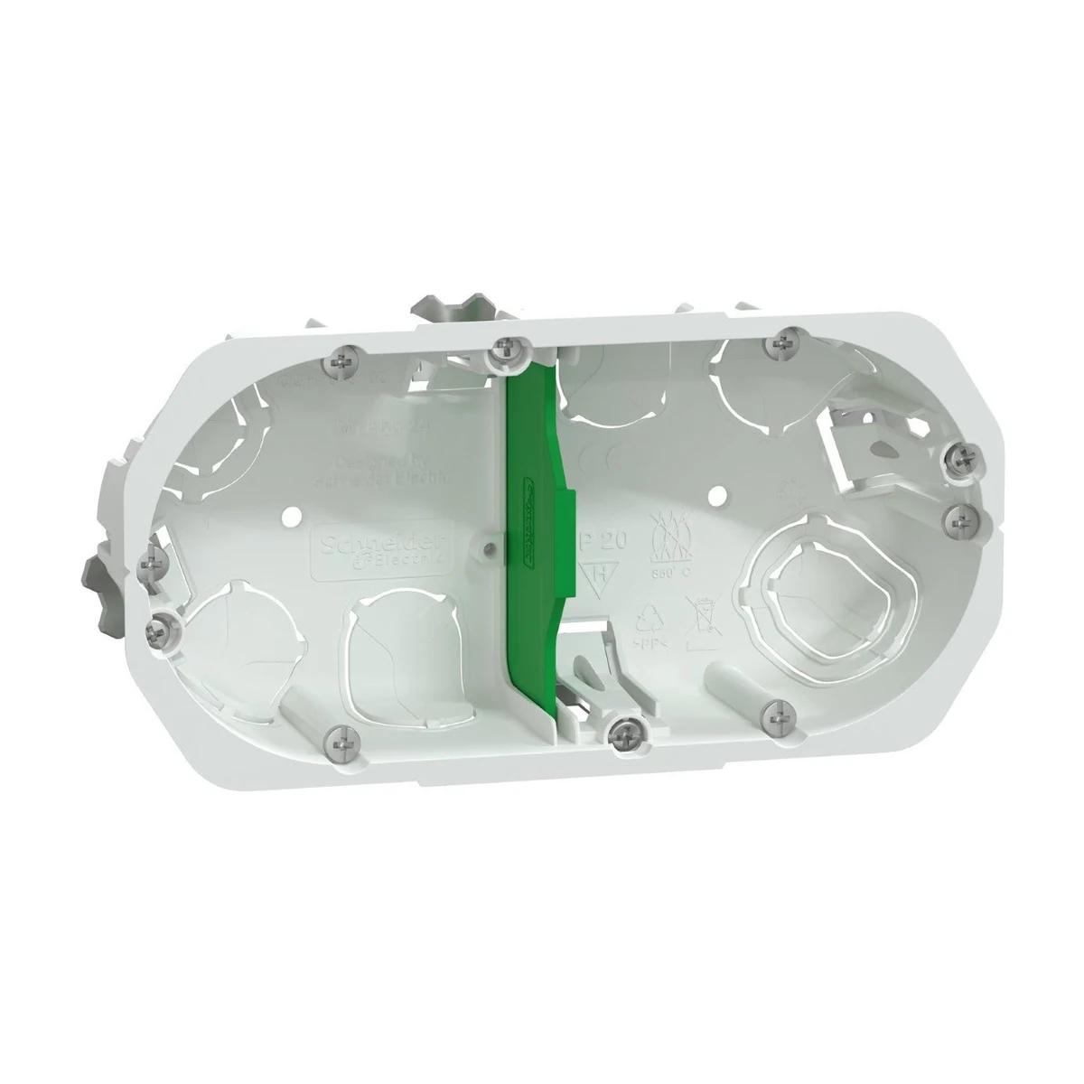Schneider Electric IMT35925 Multifix 4modül/İkili Sıva-altı Montaj Kasası 67x50mm — temsili aile görseli