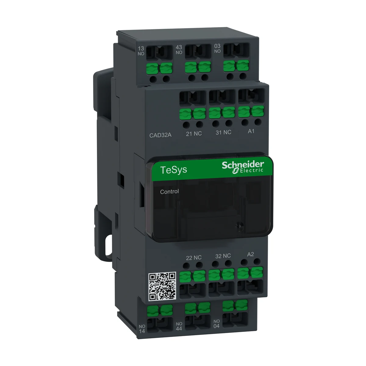 Schneider Electric CAD32AM7 TeSys Deca Yardımcı Kontaktör 220VAC 3NA2N Snap-in — üretici ürün görseli