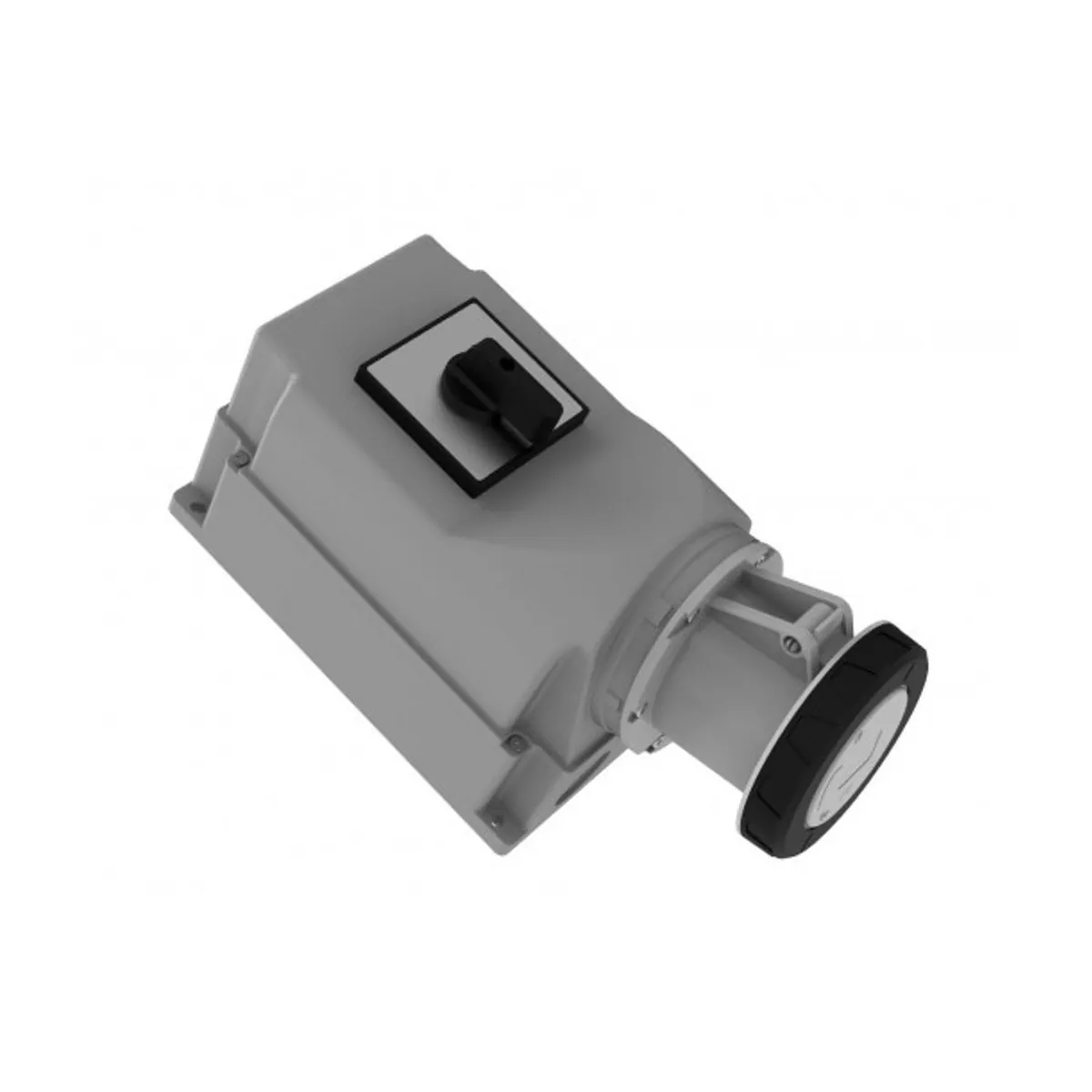 Bemis BC1-8504-7550 CEE 90° Eğik Pako Şalterli Duvar Prizi 160 A 3P+E IP65