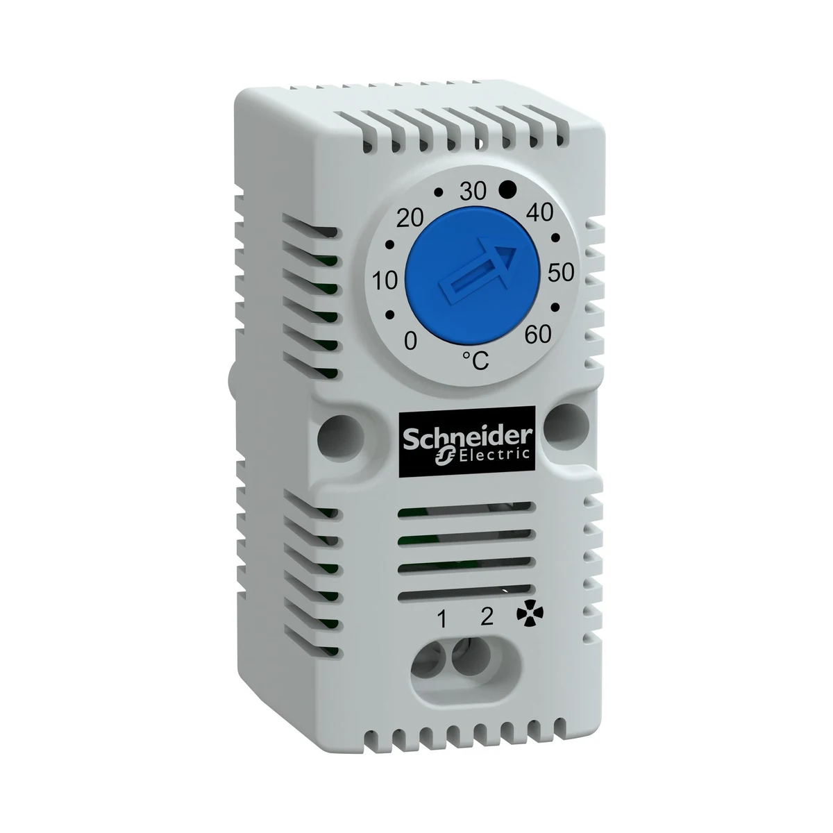 Schneider Electric NSYCCOTHO Basic Thermostat (NO Contact - Fan) Blue (oC)