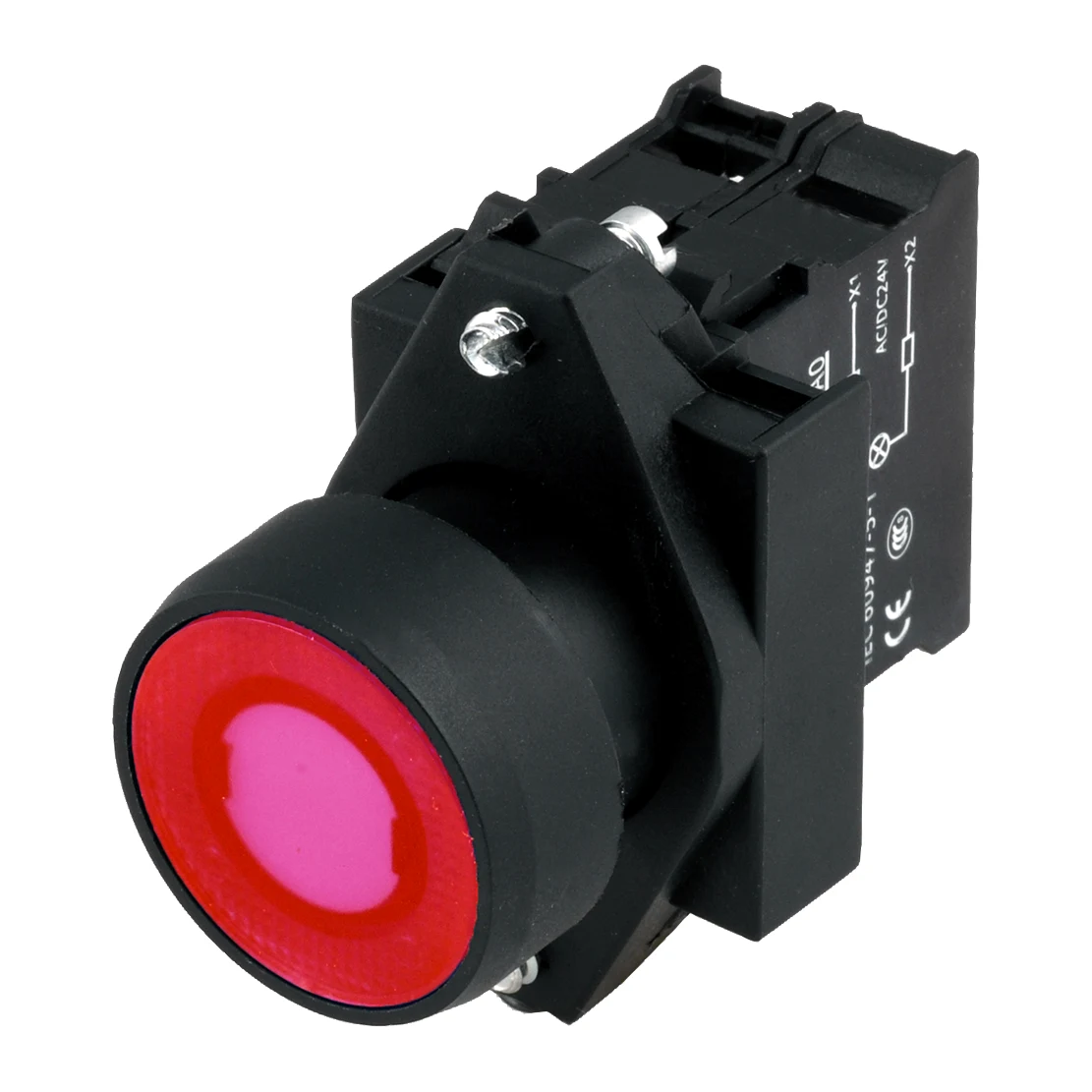 Siemens 3SB6116-0DB20-1CA0 Control Push Button Red 230 AC 1NC