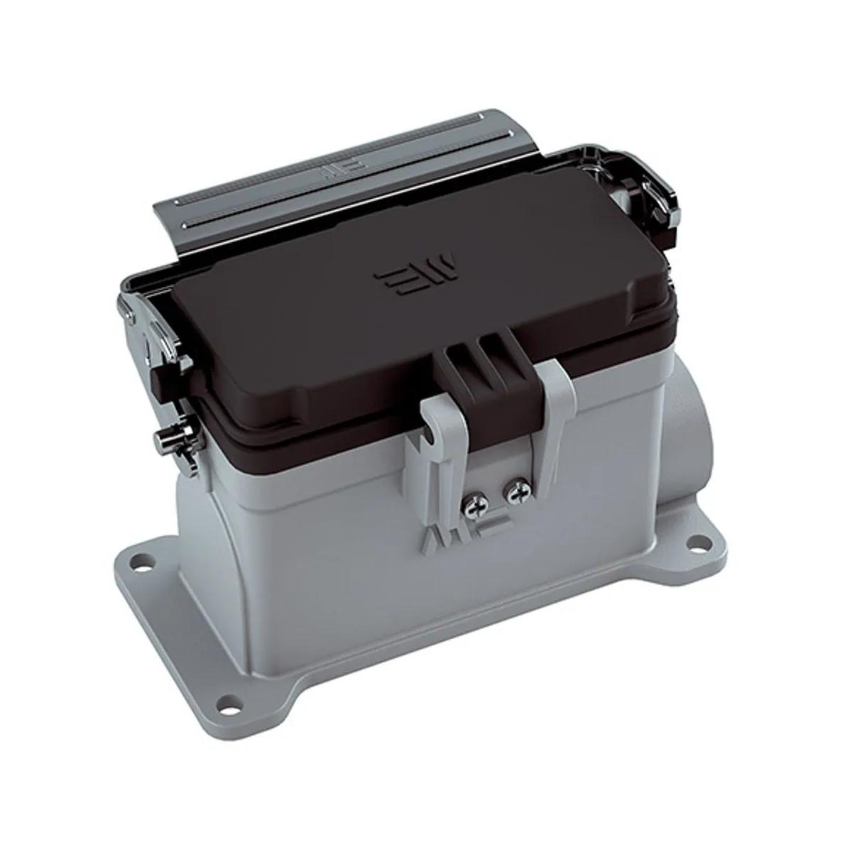 Mete Enerji 29411S 16x16A Multi-Pole Wall-Mounted Housing Hinged Cover Metal Latch
