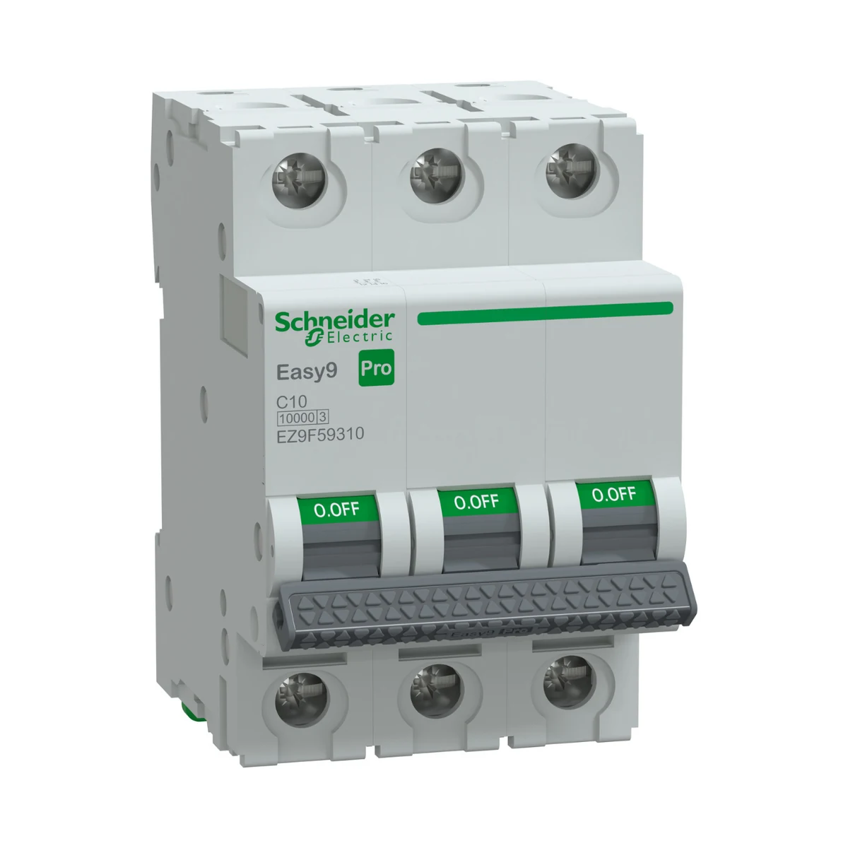 Schneider Electric EZ9F59310 Pro Sigorta 3P C Eğrisi 10A 10 kA — üretici ürün görseli