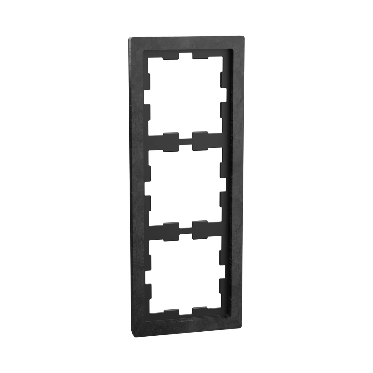 Schneider Electric MEG4030-6547 Merten System-D, 3-Gang Frame, Polished Slate, D-Life