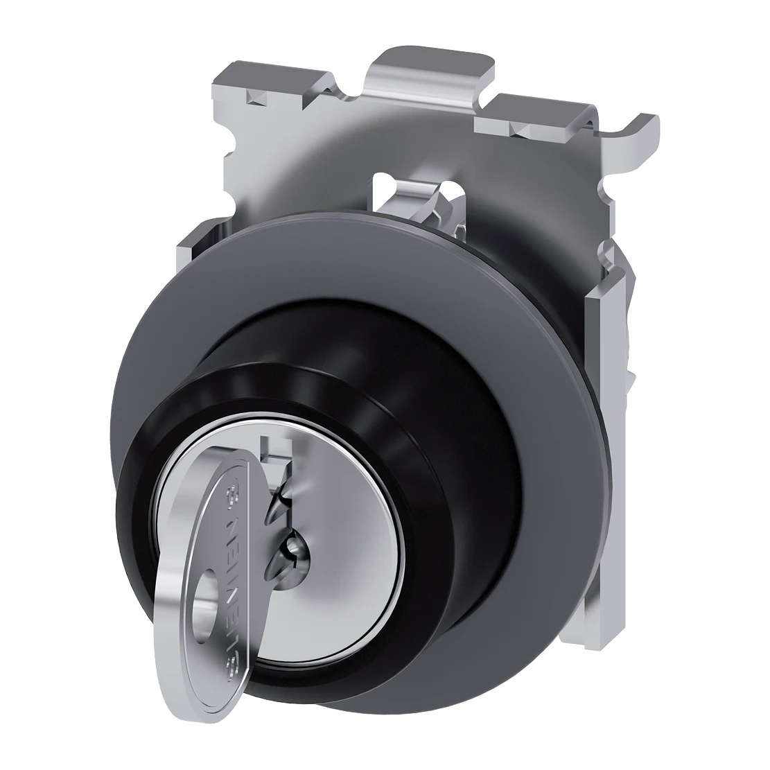Siemens 3SU1060-4LL11-0AA0 Control Push Button RONIS 1-0-2 position locking maintained latching push button