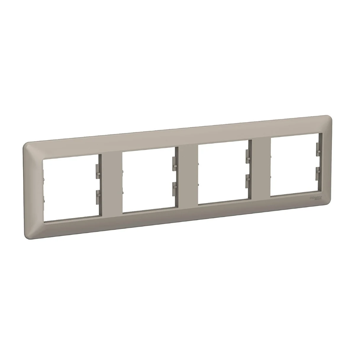 Schneider Electric EPH5805469 Asfora EM Plus 4lü Horizontal Frame Bronze