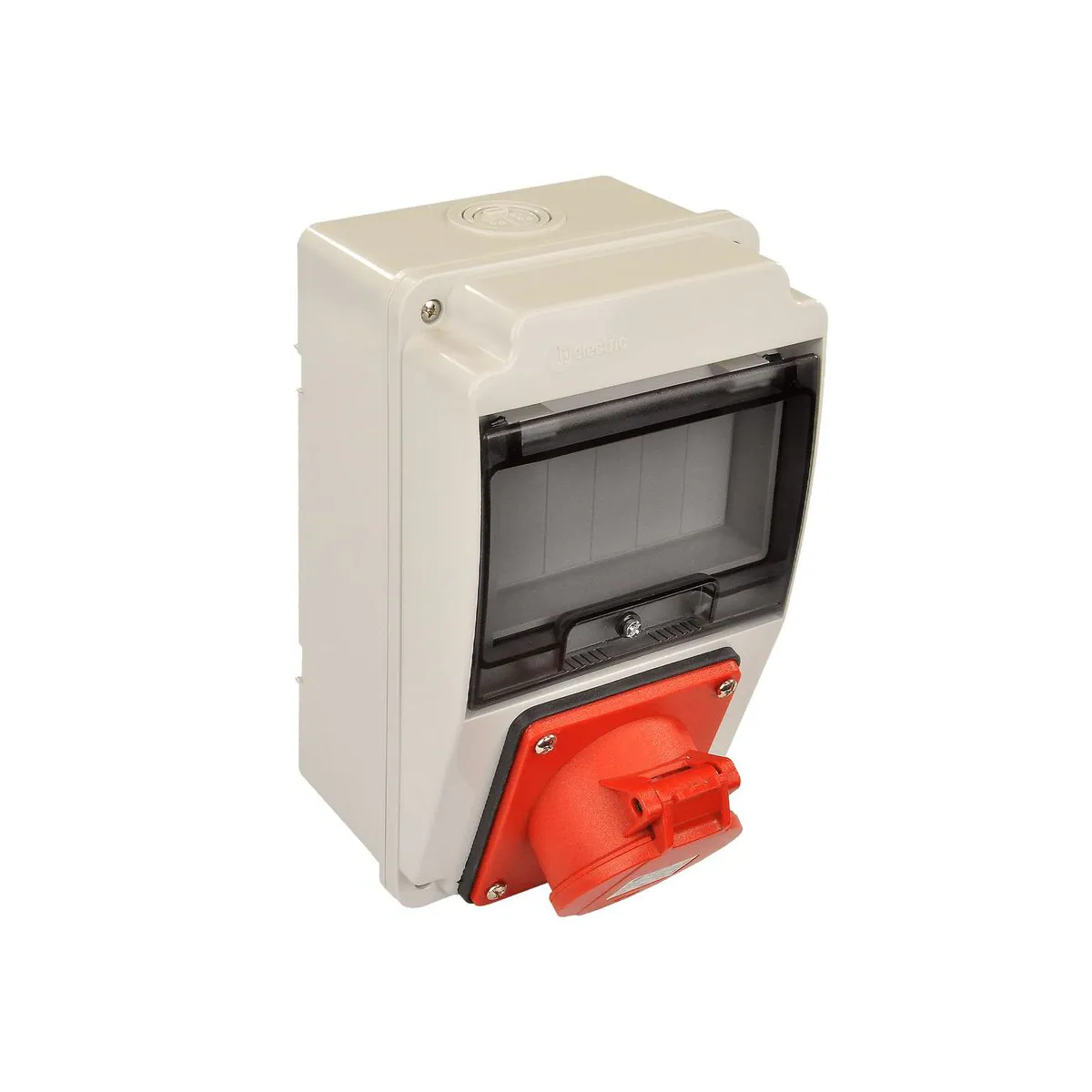TP Elektrik 3318-000-2600 130x220 Priz Montajlı Kombinasyon Kutusu, 4x32A Prizli