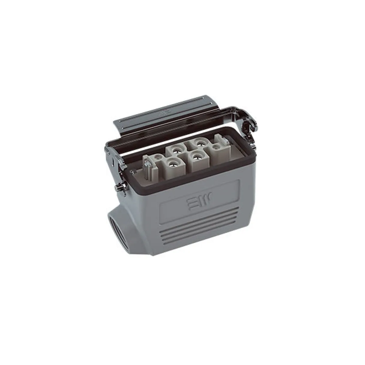 Mete Enerji 403605S 4/2x80/16A Multi-Contact Extension Socket with Side Entry and Single Metal Latch