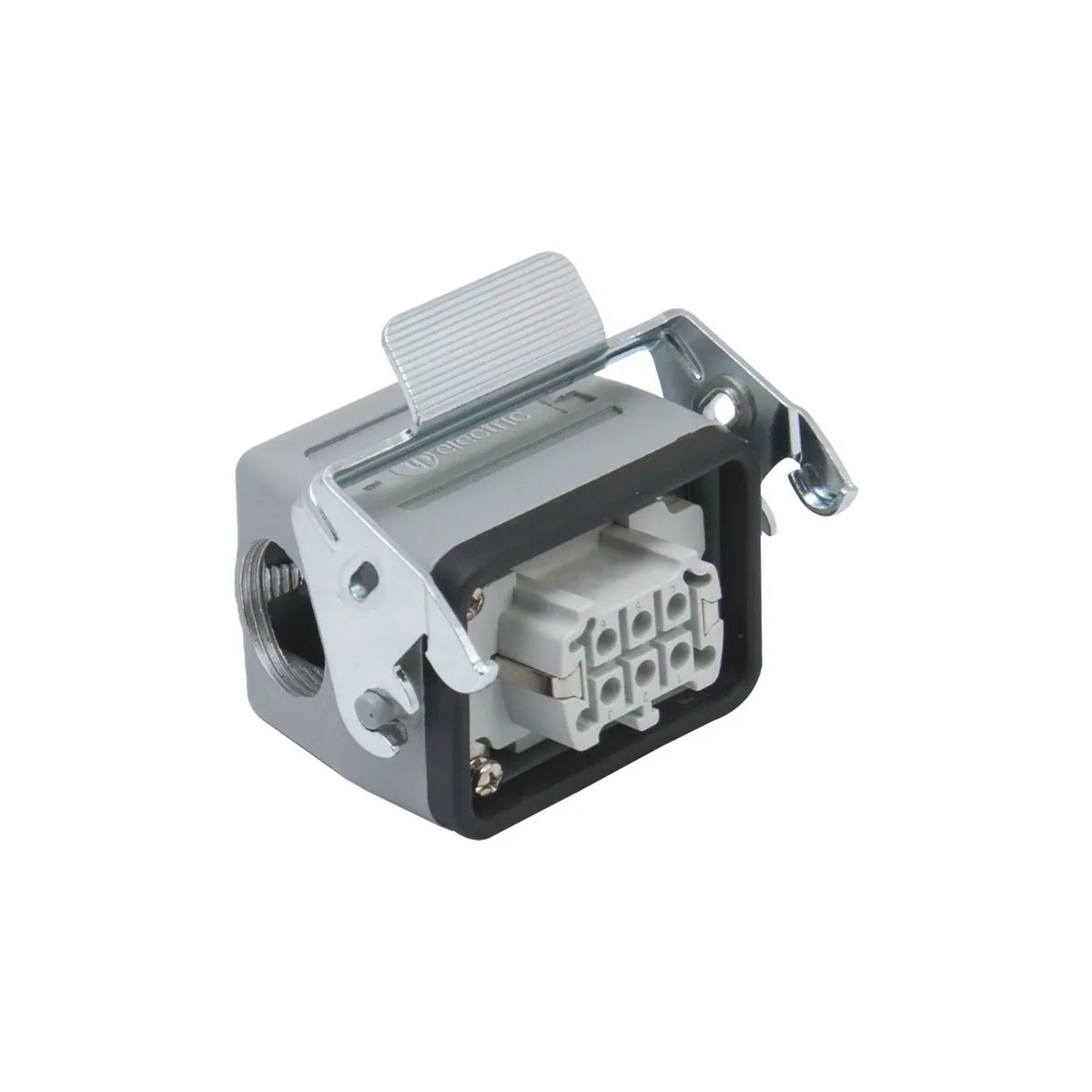 TP Elektrik 60616-311-01P16 6x16A Çok Kontaklı Uzatma Prizi (Yandan Giriş) (Mandallı - Contalı), IP 65