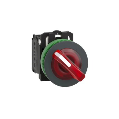 Schneider Electric XB5FK124B5 Işıklı, Mandal buton LED 24 VAC /DC Sarı 1NA+1NK — üretici katalog görseli
