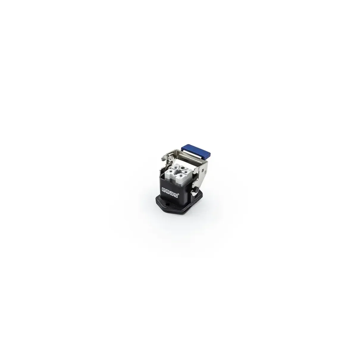 Emas Plastic 5 Contact Machine Type Socket 10A Bottom Entry 1 Latched Black Multi-Contact EBP05PM41H