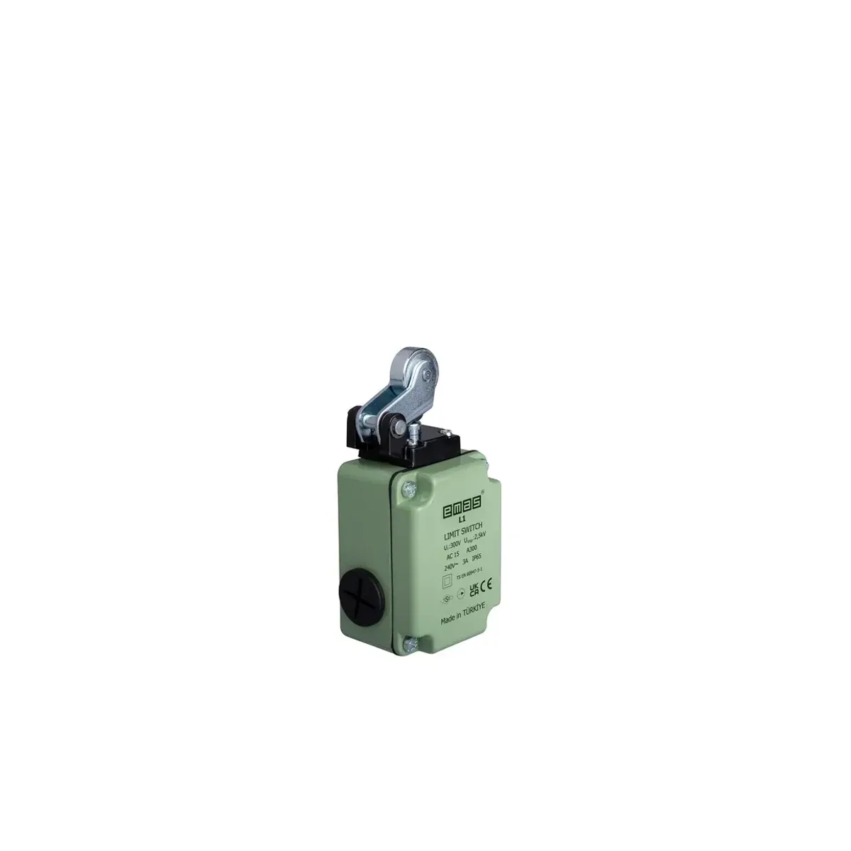 Emas Metal Housing Metal Roller Unidirectional Snap-Action 1NO+1NC Limit Switch 22mm L1K13MIM211