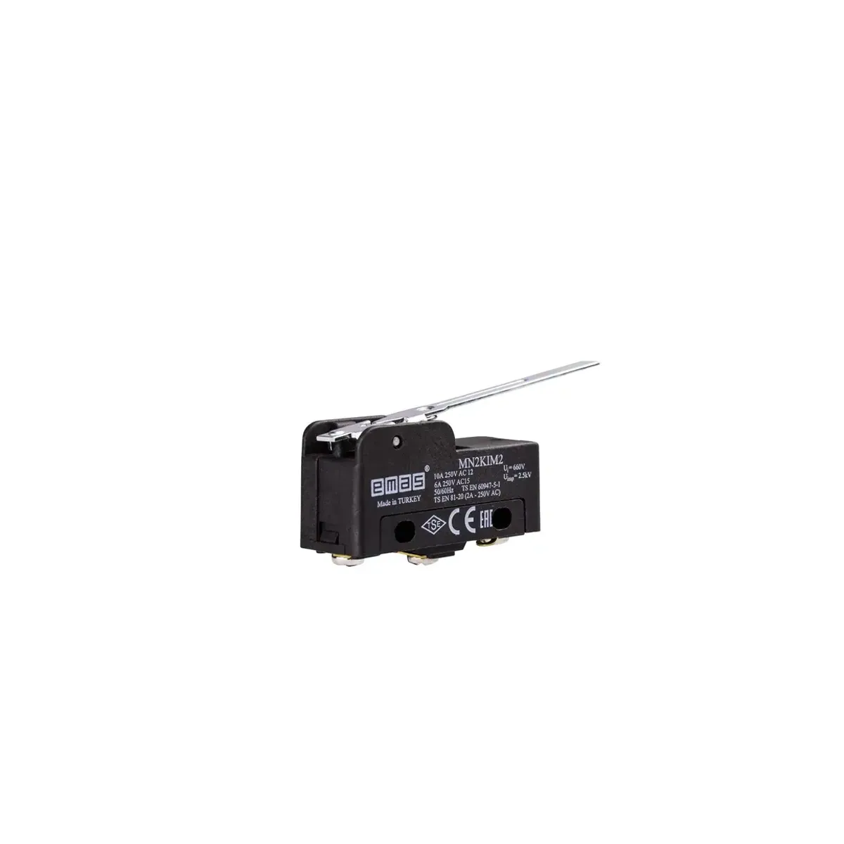Emas Metal Long Lever 1CO MN2 Series Plastic Mini Switch MN2KIM2