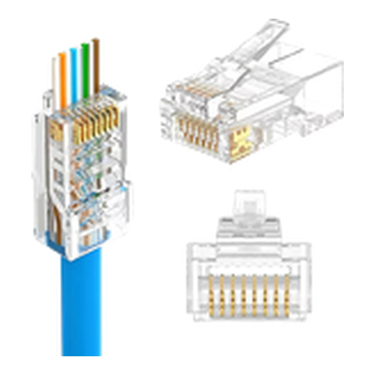 MAS-CAT6EZJ CAT6 New Generation EZ Plug