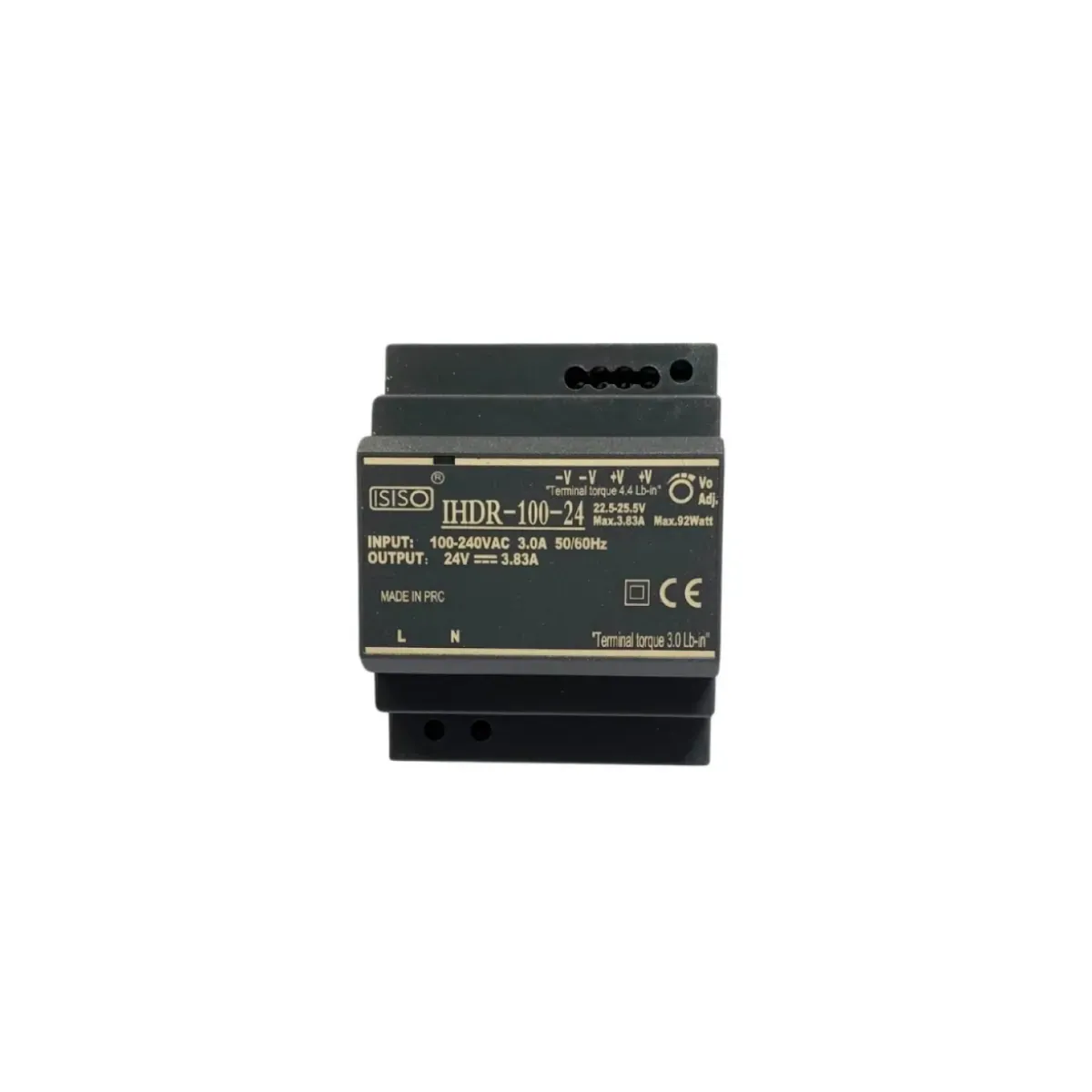 Isıso IHDR-100-24 Power Supply, 100 W, 24 V DC, 4.1 A