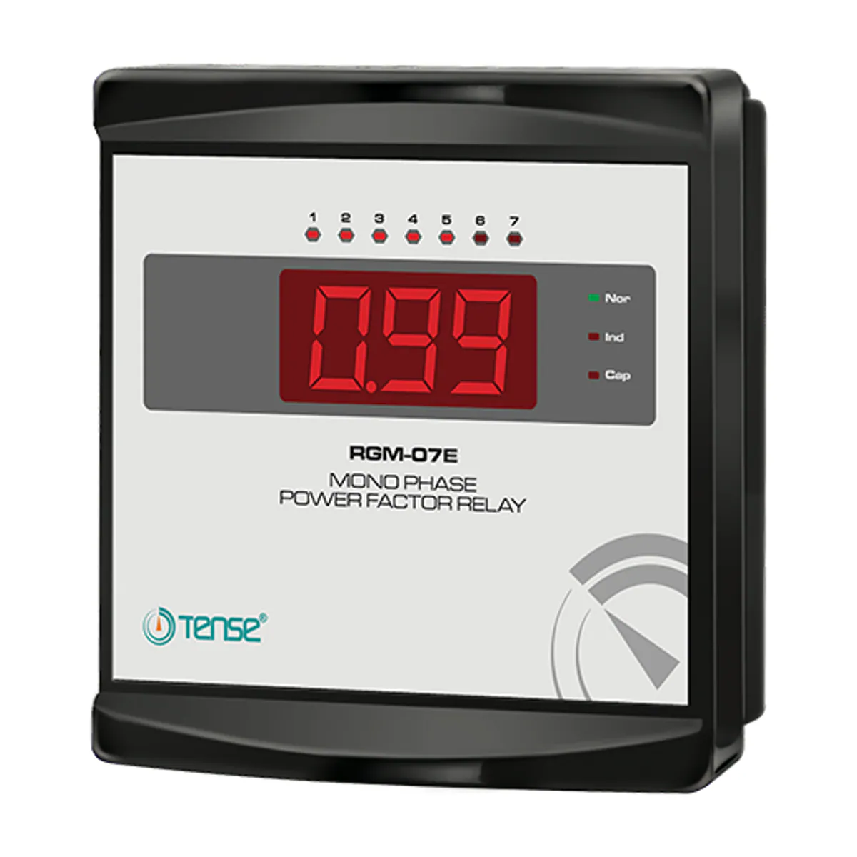 Tense RGM-07E Monofaze Reaktif Güç Kontrol Rölesi, 7 kademe