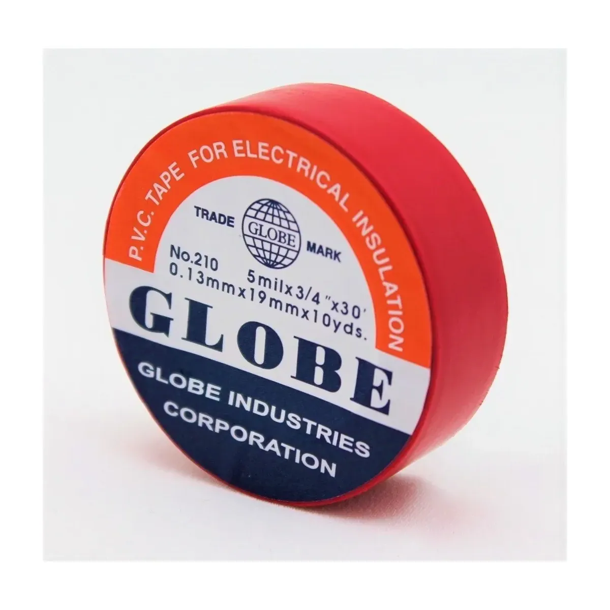 Globe 0.13x19mm 9.1 Meter Red Insulating Tape