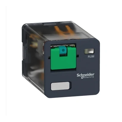 Schneider Electric RUMC31BD 3 kutuplu enversör kontak, üniversal röle, 24VDC — üretici katalog görseli