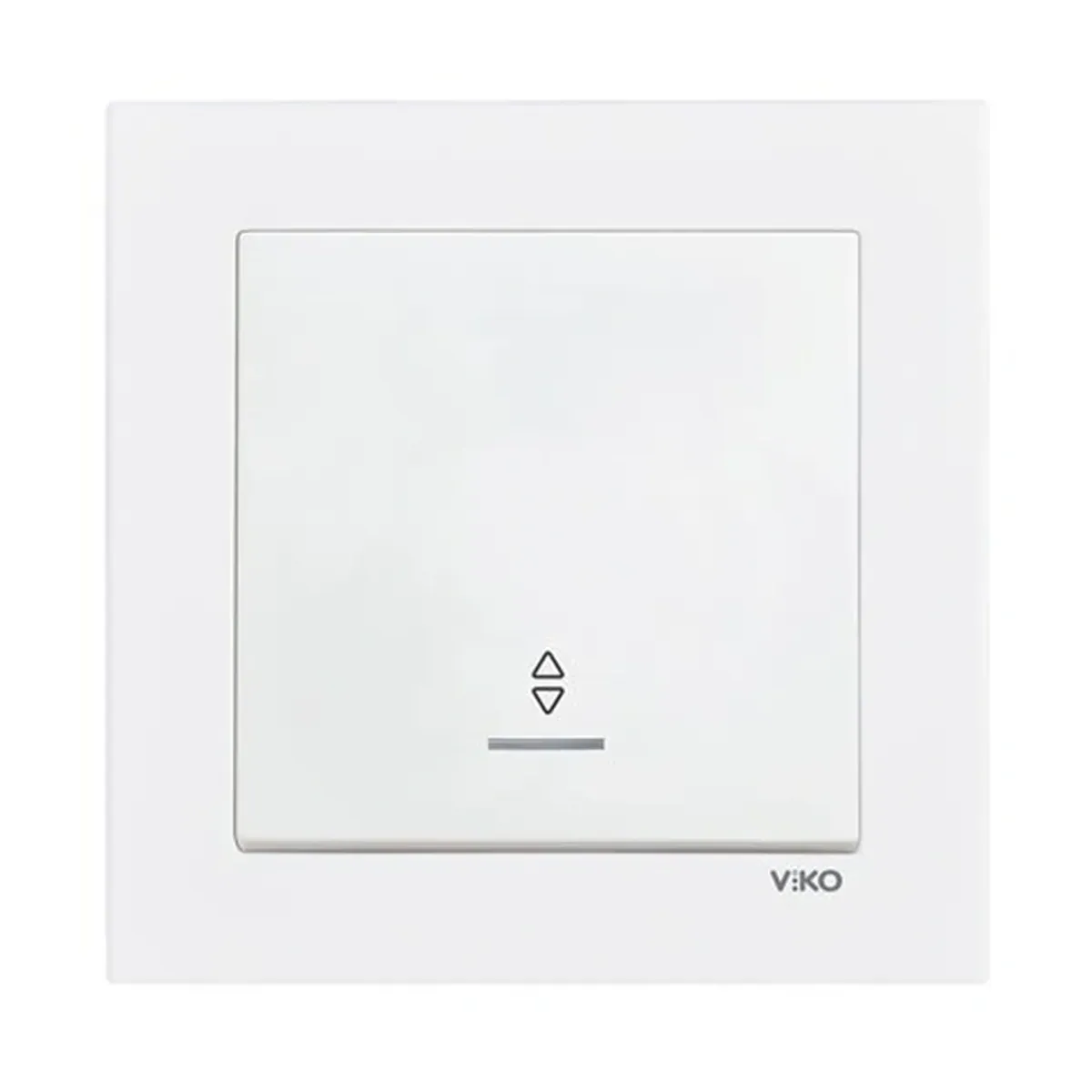 Viko Karre 55 Illuminated White Two-Way Switch